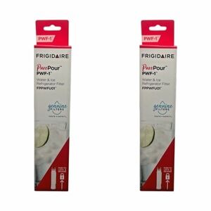 Frigidaire PurePour PWF-1 Water Filter FPPWFU01 Genuine OEM Replacement Lot of 2